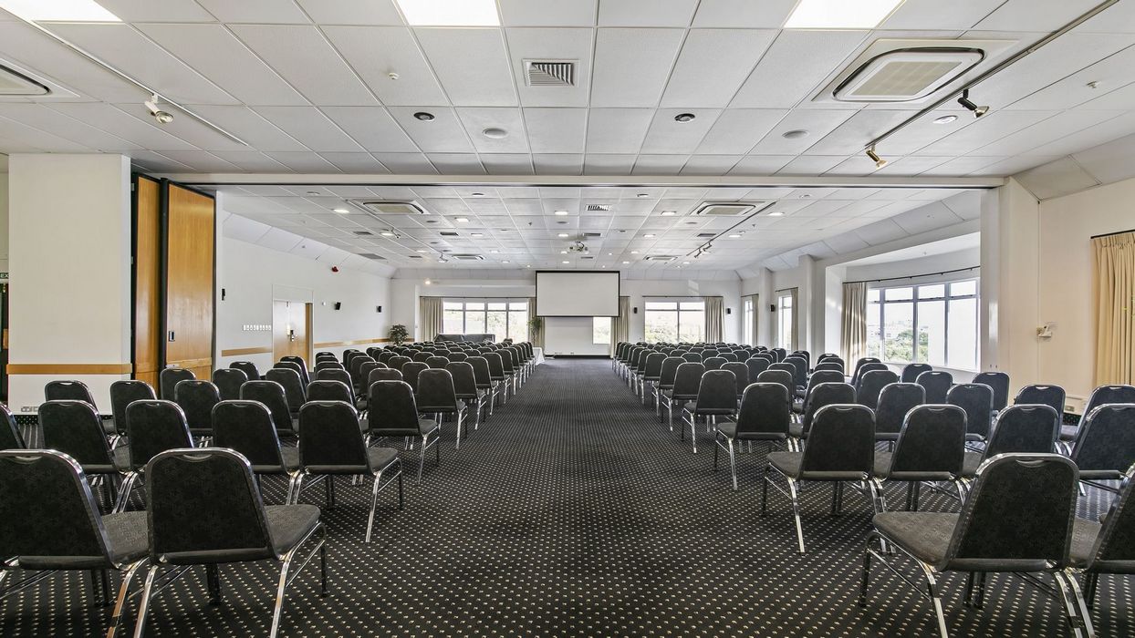 A Conference Room For Up To 260 People Is Made by Combining Our Discovery And Endeavour Rooms