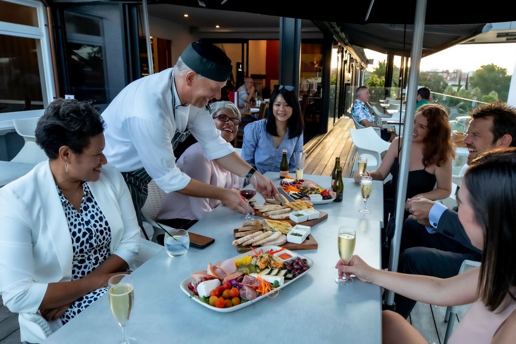 Guests Enjoy Fresh Sharing Platters At Gladstones Cafe Restaurant In Parnell